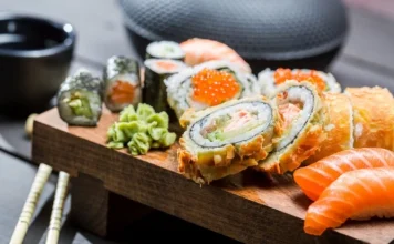 Cele 10 tipuri de sushi și ingredientele lor