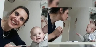 Conversația hilară dintre un bebeluș și mama ei care a făcut deja înconjurul lumii